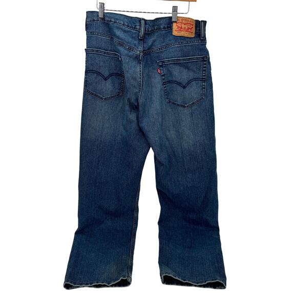 Levi's 550 Jeans Mens 34x34 (35x33 ACTUAL) Blue Relaxed Fit Straight Leg Denim - Picture 3 of 9